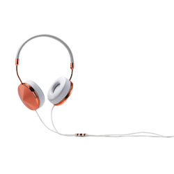 Frends Taylor Over-Ear Headphones with 3 Button Mic/ Remote & Zip Up Carry Case Rose Gold